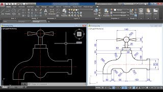 AutocAD 2D Practice Drawing  Exercise 5  Basic amp Advance Tutorial [upl. by Yreved]