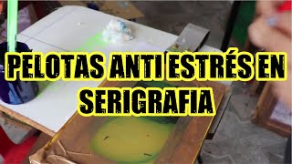 Pelotas anti estrés en serigrafia [upl. by Adiehsar304]