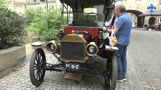 Weekjournaal  Oldtimer evenement in de binnenstad van Roermond met klassieke autos [upl. by Dettmer]