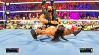 WWE 2K23 Roman Reigns Vs Drew McIntyre Survivor Series Universal Championship 4K 60FPS PC [upl. by Uolymme]