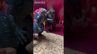 2 Godzillas godzillla actionfigures shorts funny fyp [upl. by Ahrens]