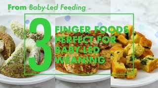 3 Finger Food Recipes Perfect for BabyLed Weaning  Parents [upl. by Alfreda532]