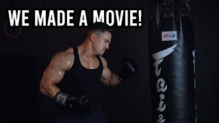 WE MADE A MOVIE MUSCLE BUILDING CHEST WORKOUT [upl. by Verda]