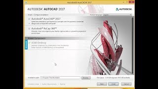 How to install autocad 2017 [upl. by Suiramad]