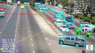 Classified Directional Traffic Count Vehicle Detection and Tracking [upl. by Ennove]