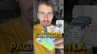 Pagamento con la carta d’identità elettronica 💳🪪 cie spid pos governo italia tech [upl. by Cnahc]