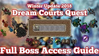 Tibia Winter Update 2018 Dream Courts Quest – Complete Boss Access Guide [upl. by Haidabez]