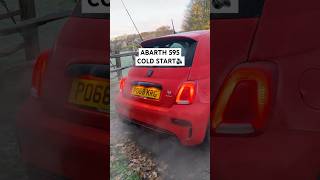 Abarth 595 Cold Start 🔊 abarth fiat500 fiatabarth abarth500 [upl. by Zaragoza]