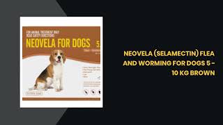 Neovela Selamectin Flea and Worming for Dogs  Flea amp Tick Control  VetSupply [upl. by Toffic]