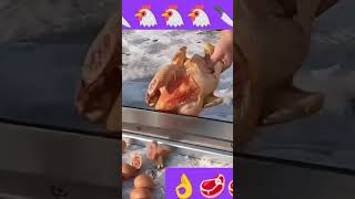 CHICKEN Cutting Amazing machine meatlovers meatcuttingskills meat shortfeed [upl. by Harat436]