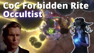 CoC Forbidden Rite Occutlist IS AWESOME  Path of Exile 322 [upl. by Rebmat]