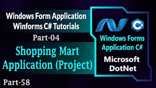 58  Shopping Mart Application Project In Windows Forms C  Winforms C  Part4 HindiUrdu [upl. by Suiradal]