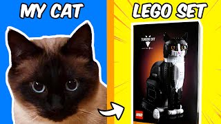 I made MY CAT a WORLDWIDE LEGO Set [upl. by Ciprian159]