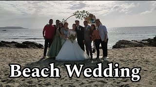 Beach Wedding La Luz beach Resort San Juan Bat [upl. by Zsazsa]