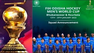 india mens hockey team squad for hockey world cup 2023 [upl. by Elvie]