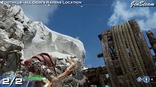 God of War All Odins Ravens in Foothills Allfather Blinded Trophy [upl. by Loyce]