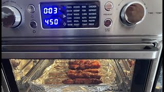 HomeRusso 24 in 1 Air Fryer Oven Review Awesome beautiful stainless air fryer that is also a rotiss [upl. by Elman752]