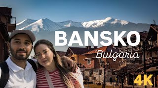 Bansko Bulgaria 4K Traver Tour For Tourist Relaxing Spa Days [upl. by Diane]