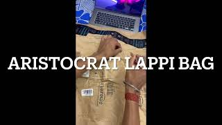 ARISTOCRAT LAPtop BAG unboxing only at rs899 [upl. by Oidivo]