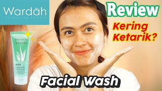 Review WARDAH Nature Daily ALOE Hydramild Facial Wash  Risa Florendo [upl. by Ovid397]