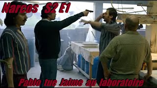 Narcos S02E01  Pablo tue Jaime au laboratoire  GAMER CAGOULER [upl. by Sulokcin408]