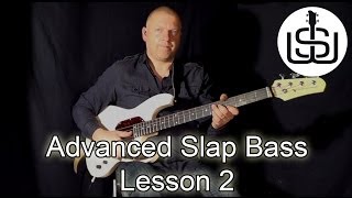 ADVANCED SLAP BASS by Scott Whitley Lesson 2  Double Thumbing with Hammerons amp Pulls [upl. by Hoseia237]