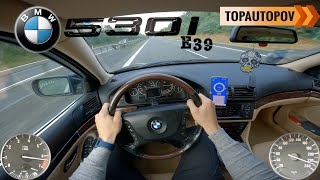 BMW 530i E39 170kW 103 4K60 TEST DRIVE POV – I6 Sound Acceleration amp Engine [upl. by Kast]