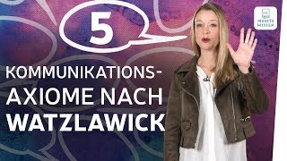 Kommunikationsmodell I 5 Axiome Watzlawick I Deutsch [upl. by Neelloc]