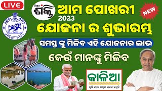 Ama Pokhari Yojana New Lunch 2023ଆମ ପୋଖରୀ କାର୍ଯ୍ୟକ୍ରମର ଶୁଭାରମ୍ଭAma Pokhari Yojana Benifit [upl. by Demmahom]