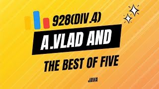 928Div4AVlad and the best of five [upl. by Macilroy746]