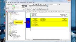 PLC RSLogix 5000 Basico Tipos datos Tags Base Alias Parte 4 de 8 [upl. by Aninad]