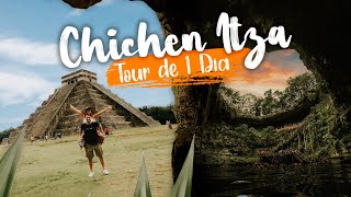 Chichen Itza Mexico Tour de 1 Dia 🔥  Chichen Itza Cenote Valladolid 3x1 [upl. by Belter954]