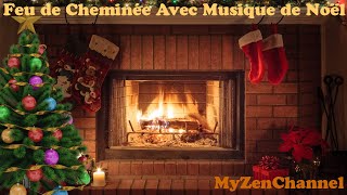 Ambiance Feu de Cheminée Avec Musique de Noel Sans Parole [upl. by Gian]