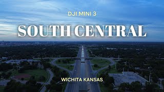 Drone Flies Over I135 Canal in Wichita Kansas [upl. by Asilla]