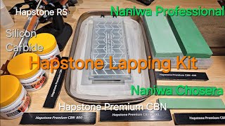 Whetstone Maintenance Naniwa Professional Chosera Hapstone Premium CBN Lapping Kit HapstoneUA [upl. by Auburn198]