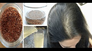 Agua de linaza para combatir la caída del cabello ¡Impresionante [upl. by Ahsitel391]