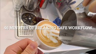 POV Barista works a steady shift at an aesthetic cafe [upl. by Karsten566]