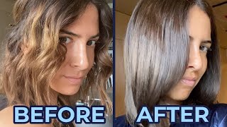 Dyeing My Hair At Home Follow Along With LOreal Excellence Light Ash Brown 61 [upl. by Lajib]