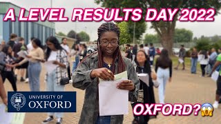 DID I GET INTO OXFORD A Level Results Day Reaction [upl. by Atteiluj]