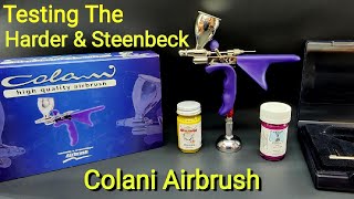 Testing The Harder amp Steenbeck Colani Airbrush [upl. by Natsirk435]