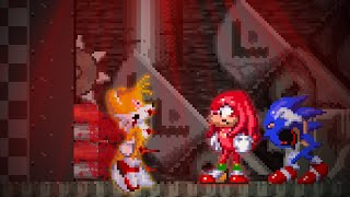 What happens in the duo survival of Tails and Knuckles if Knuckles only survives  Sonicexe SoH [upl. by Nylek]