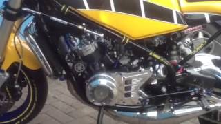 YAMAHA RD350 YPVS HYBRID WITH MORE MODS AND RUNNING ENGINE [upl. by Ablem]