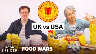 US vs UK Halal Guys  Food Wars [upl. by Tnecniv649]