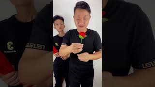 quotMindBlowing Magic Rose Trick Revealed 🌹✨magic challenge shortsfeed facts digitalmagic quot [upl. by Yemaj]