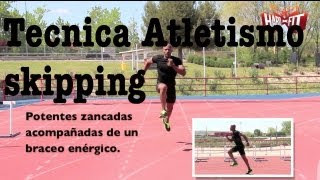 Técnica de Carrera Skipping Básico Running [upl. by Finny597]