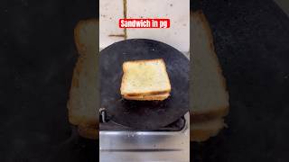 Sandwich bnaya PG breakfast me noida food breakfast hostel explore short [upl. by Ueih]