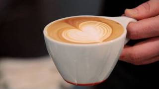 How to Make a Latte Art Heart  Perfect Coffee [upl. by Lav759]