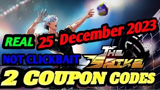 Spike volleyball 2 coupon code hari ini  25 December 2023 [upl. by Ailhad]