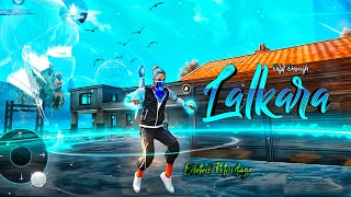 Lalkara  Diljit Dosanjh  Free Fire Montage  Insta Trending  💯📈💀  ff montage  😎💀📈  freefire [upl. by Nylrahs]