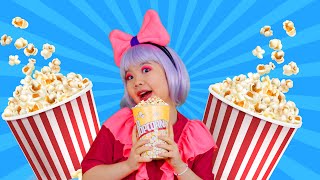 This Is Popcorn Song 🍿😍  Kids Funny Songs [upl. by Anaed]